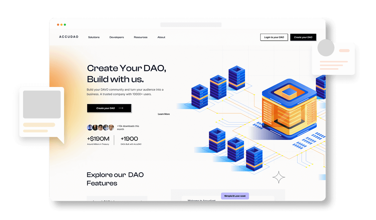 Whitelabel DAO Platform Solution